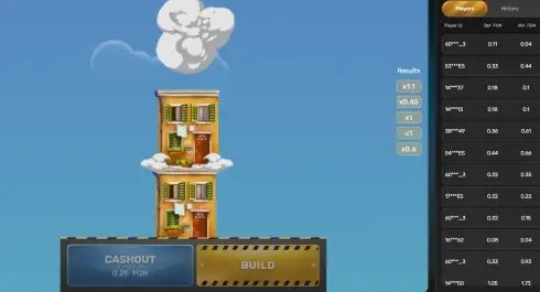 Tower Rush Frozen Floor Bonusetage aus Eis mit Leuchteffekt